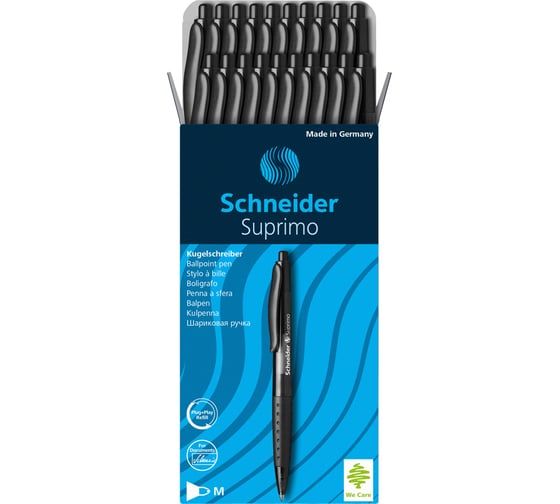 Автоматическая шариковая ручка Schneider Suprimo черная, 1,0 мм 135601