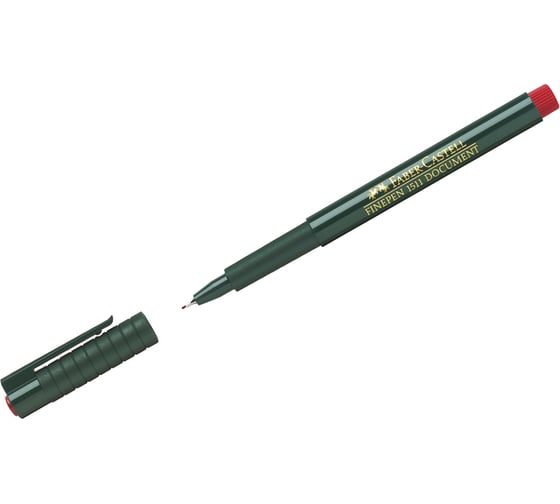 Капиллярная ручка Faber-Castell Finepen 1511 красная, 0.4 мм 151121