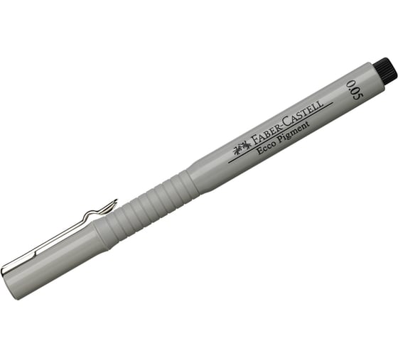 Капиллярная ручка Faber-Castell Ecco Pigment черная, 0.05 мм 166099