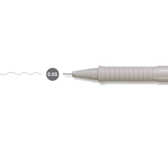 Капиллярная ручка Faber-Castell Ecco Pigment черная, 0.05 мм 166099