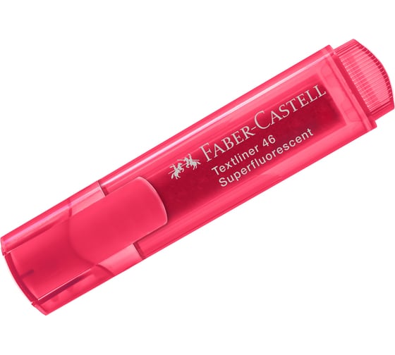 Текстовыделитель Faber-Castell 46 Superfluorescent флуоресцентный красный, 1-5 мм 154621 1