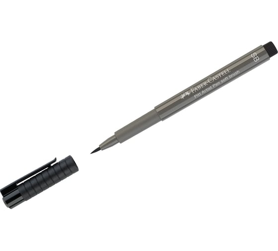Капиллярная ручка Faber-Castell Pitt Artist Pen Soft Brush цвет 273 теплый серый IV, кистевая 167873 1