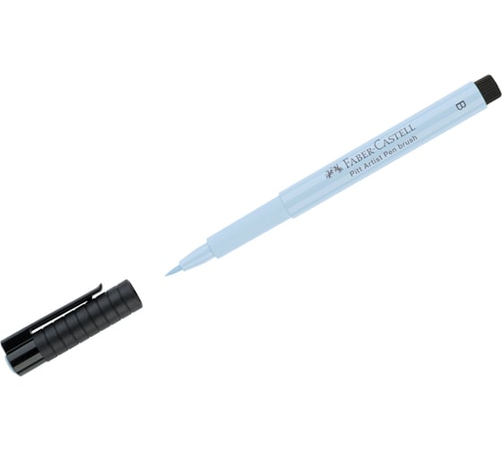 Капиллярная ручка Faber-Castell Pitt Artist Pen Brush цвет 148 голубой лед, кистевая 167448 1