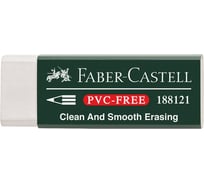 Ластик Faber-Castell PVC-free, 20 шт в упаковке, прямоугольный, картонный футляр, в пленке, 63х22х11 мм 188121