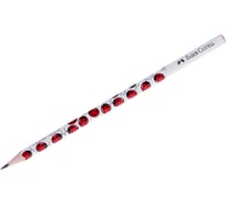 Чернографитный карандаш Faber-Castell Triangular Ladybird B, трехгранный, заточенный 118367