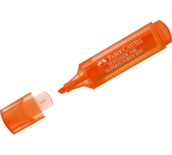 Текстовыделитель Faber-Castell 46 Superfluorescent флуоресцентный оранжевый, 1-5 мм 154615
