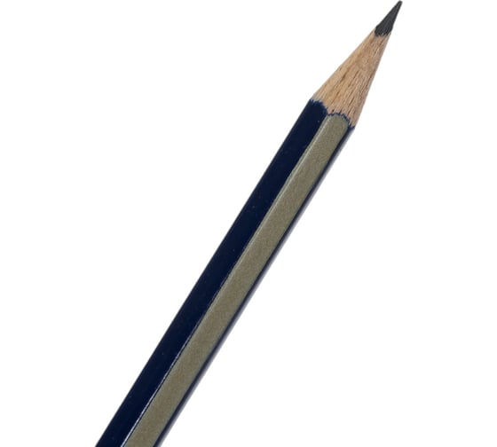 Чернографитный карандаш Faber-Castell Goldfaber 1222 B, с ластиком, заточенный 116801