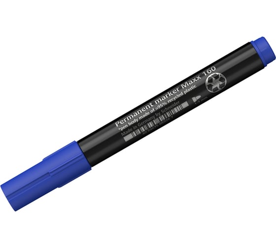 Перманентный маркер Schneider Maxx 160 синий, пулевидный, 3 мм 116003