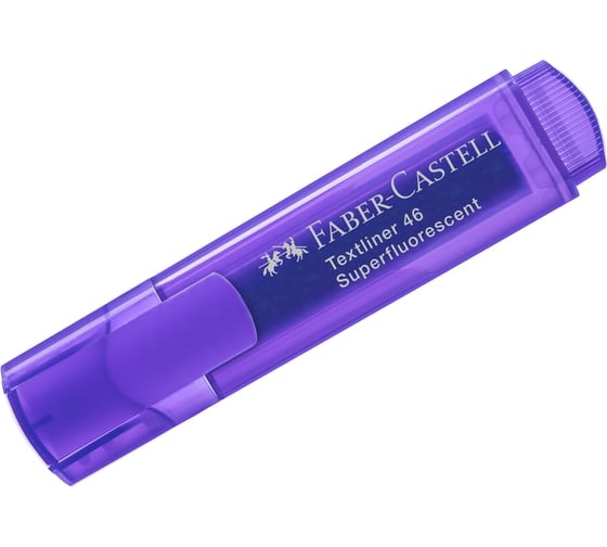 Текстовыделитель Faber-Castell 46 Superfluorescent флуоресцентный фиолетовый, 1-5 мм 154636