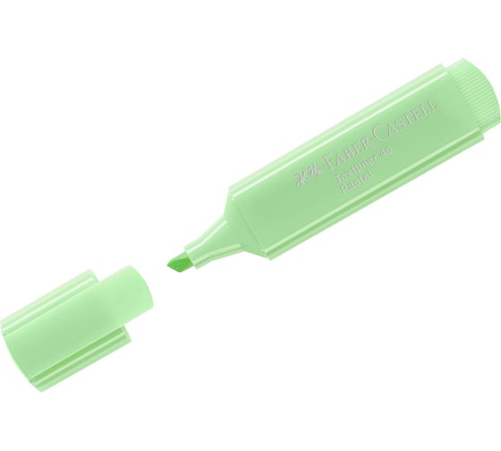 Текстовыделитель Faber-Castell 46 Pastel, светло-зеленый, 1-5 мм 154666