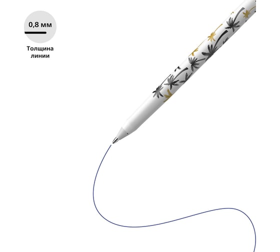 Шариковая ручка Schneider Tops 505 F Tropical синяя, 0,8 мм, корпус c принтами ассорти 151500