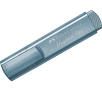 Текстовыделитель Faber-Castell TL 46 Metallic, мерцающий синий, 1-5 мм 154647