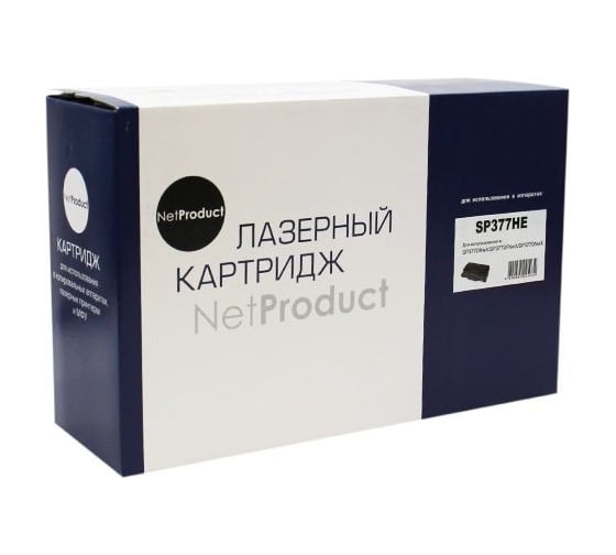 Картридж NetProduct для Ricoh Aficio SP377DNwX/SP377SFNwX/SP377SNwX, 6,4K N-SP377HE