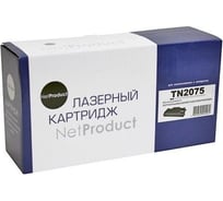 Тонер-картридж NetProduct для Brother HL-2030/2040/2070/7010/7420/7820, 2,5K N-TN-2075