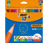 Цветные карандаши BIC Эволюшн, упаковка 24 937515
