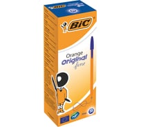 Ручка BIC Оранж Файн, 0.3 мм, синий, коробка 20 8099221