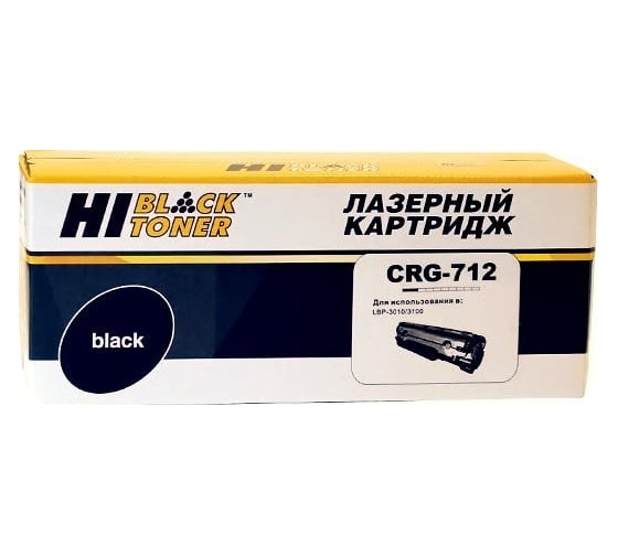 Картридж Hi-Black (HB-№712) для Canon LBP-3010/3100, 2K HB-CRG-712