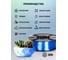 Пластик CACTUS CS-3D-PLA-1KG-S-BLUE PLA SILK/1.75мм/1кг/326м/синий 2086495 3