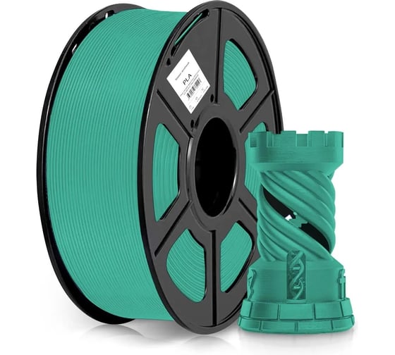 Пластик CACTUS CS-3D-PLA-1KG-S-DGR PLA SILK/1.75мм/1кг/326м/темно-зеленый 2086502