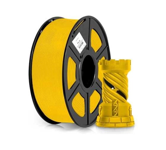 Пластик CACTUS CS-3D-PLA-1KG-S-GOLD PLA SILK/1.75мм/1кг/326м/золотистый 2086506 1