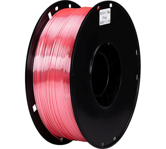 Пластик CACTUS CS-3D-PLA-1KG-S-PINK PLA SILK/1.75мм/1кг/326м/розовый 2086503