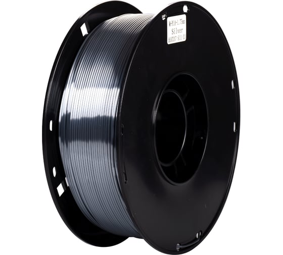 Пластик CACTUS CS-3D-PLA-1KG-S-SILV PLA SILK/1.75мм/1кг/326м/серебристый 2086504