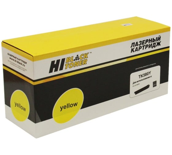 Тонер-картридж Hi-Black для Kyocera FS-C5150DN/ECOSYS P6021, Y, 2,8K HB-TK-580Y 1