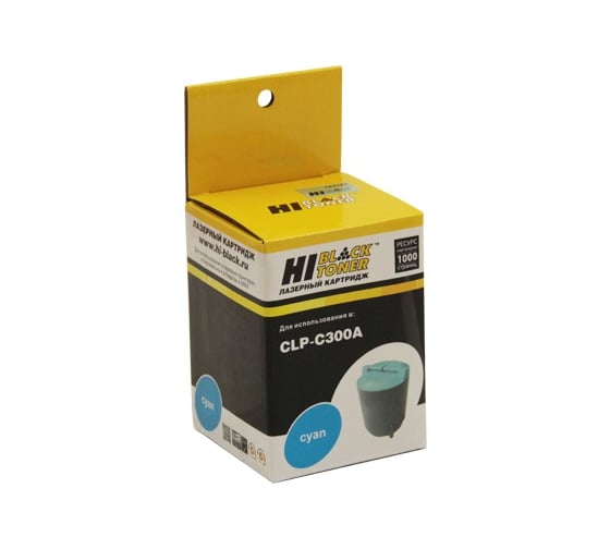 Тонер-картридж Hi-Black для Samsung CLP-300/300N/CLX-2160/N/3160N/FN, C, 1K HB-CLP-C300A