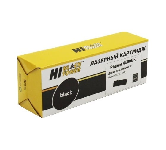 Тонер-картридж Hi-Black для Xerox Phaser 6500/WC 6505, Bk, 3K HB-106R01604 1