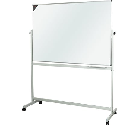 Доска магнитно-маркерная НА СТЕНДЕ 100x150 см, 2-сторонняя, BS, ПО-150Ф ОФИСМАГ 231696