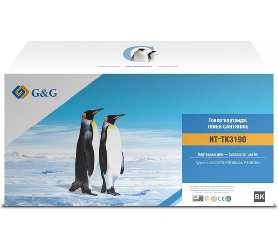 Картридж лазерный G&G GG-TK3190 черный 25000 стр., для Kyocera ECOSYS P3055dn/P3060dn 1842694 1