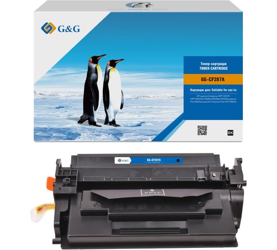 Картридж лазерный G&G GG-CF287A черный 9000 стр., для HP LJ M506dn/M506n/M506x 1842669 1
