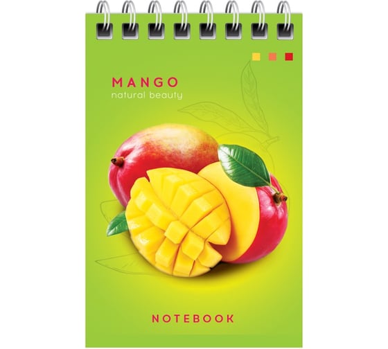 Блокнот ArtSpace Colorful fruits А7, 40 листов, на гребне Б7к40гр_24244