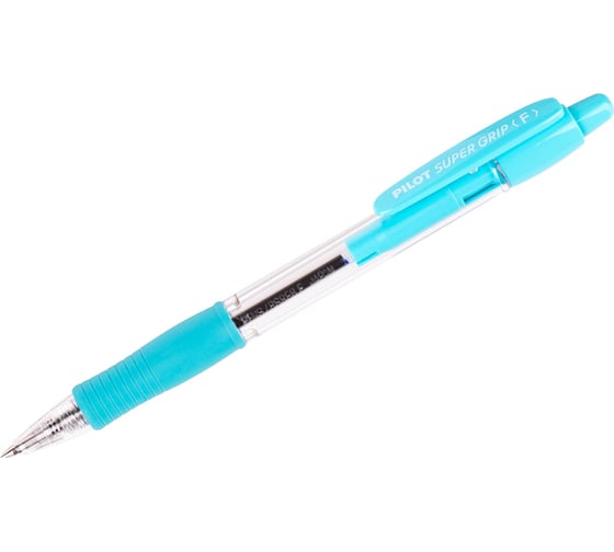 Автоматическая шариковая ручка Pilot Super Grip синяя, 0.7 мм, голубой BPGP-10R-F-SL 1