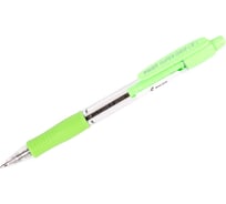 Автоматическая шариковая ручка Pilot Super Grip синяя, 0.7 мм, салатовый BPGP-10R-F-SG