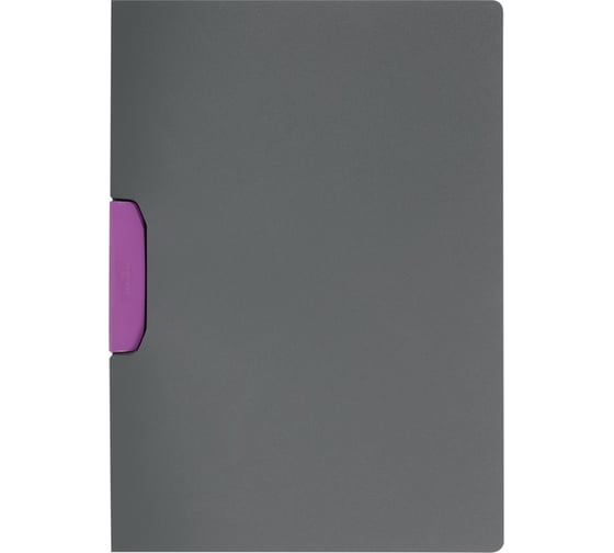 Папка с клипом Durable Duraswing color А4, до 30 листов, графит-розовая 2304-08 1