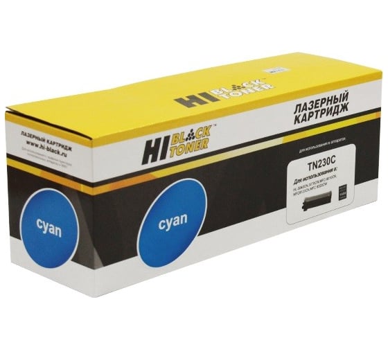 Тонер-картридж Hi-Black для Brother HL-3040CN/3070CW/MFC9010CN/9120, C, 1,4K HB-TN-230C 1