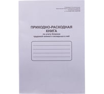 Приходно-расходная книга по учету бланков трудовых книжек и вкладыша в нее OfficeSpace А4, 48 листов K-PTK48_762
