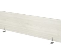 Экран Монолит Дублин на стол (ДБ10+MON.KEU25) (1400x450x18) Скандинавское дерево белое38 ДБ100.38