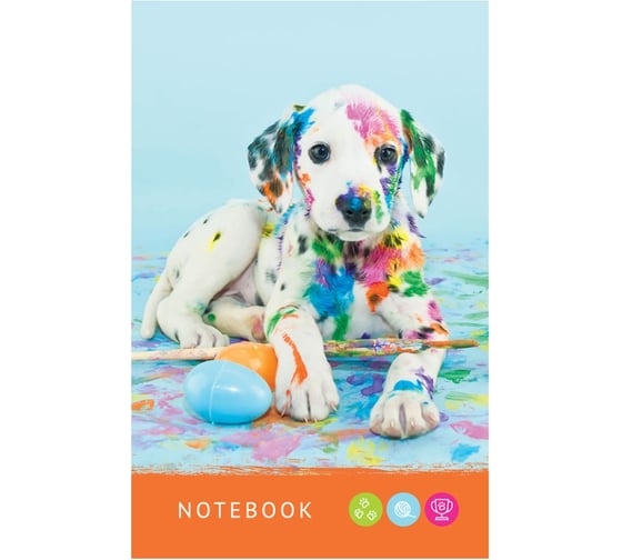 Блокнот ArtSpace Питомцы. Bright friends А7, 48 листов, на склейке Б7к48кл_24547