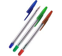 Набор шариковых ручек Стамм 111 3 шт, 3 цвета, 1 мм РС06