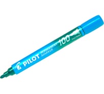 Перманентный маркер Pilot 100 синий, пулевидный, 1 мм SCA-100-L