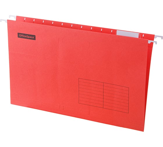 Подвесная папка OfficeSpace Foolscap 365х240 мм, красная 296363