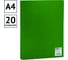 Папка с 20 вкладышами OfficeSpace 17 мм, 400 мкм, зеленая F20L5_284 4