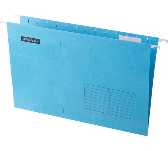 Подвесная папка OfficeSpace Foolscap 365х240 мм, синяя 296362 1