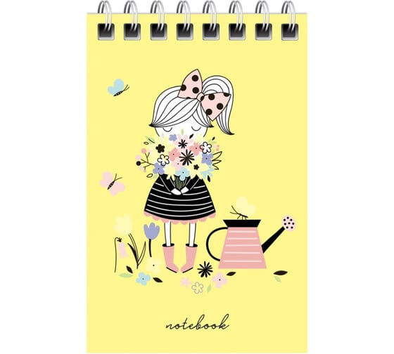 Блокнот ArtSpace Be happy А7, 40 листов, на гребне Б7к40гр_24240