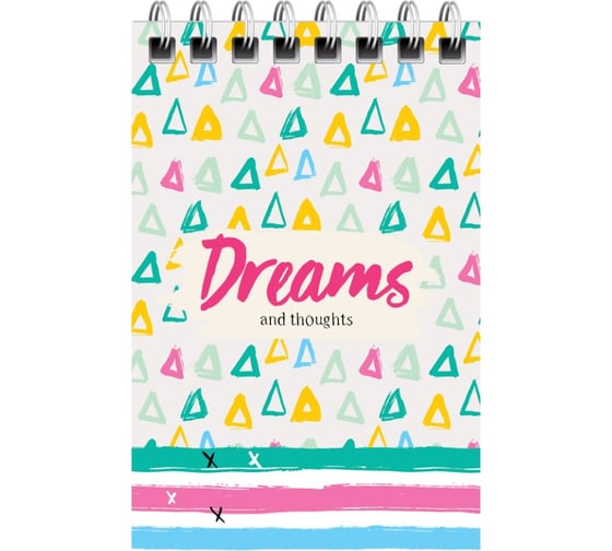 Блокнот ArtSpace Cheerful pattern А7, 40 листов, на гребне Б7к40гр_24248