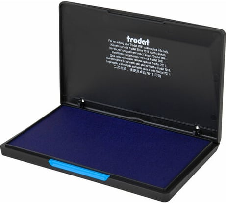 Штемпельная подушка ОФИСМАГ Trodat 9053 160x90 мм, синяя, 191058 238397