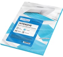 Цветная бумага OfficeSpace intensive А4, 80 г/м2, 50 листов, голубой 245181