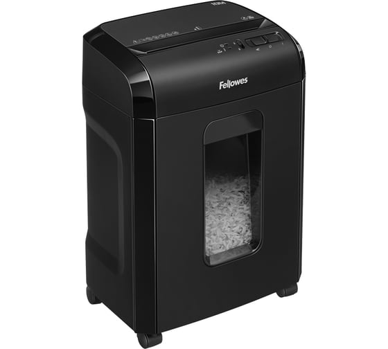 Уничтожитель документов Fellowes FS-46306 10M, 5 уровень секретности, 2x15 мм,10 листов, 19 л CRC46306